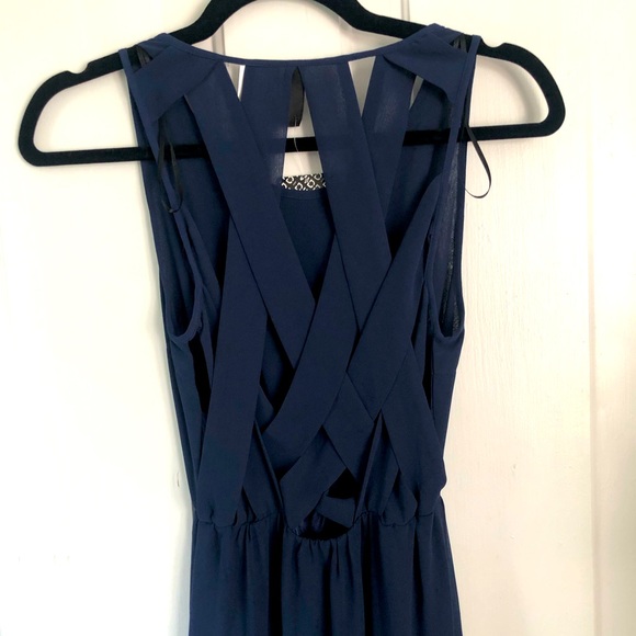 NWT Divided Navy Maxi Dress - Picture 5 of 5